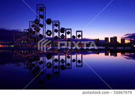 [東京夜景]晴海碼頭 58867979