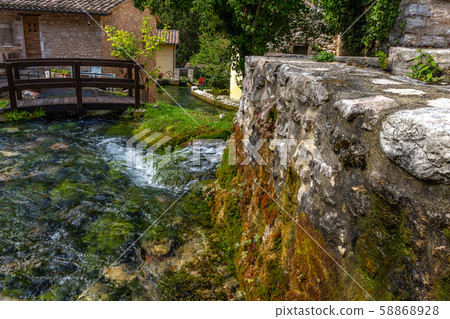 Typical Italian medieval town Typical Italian medieval town 58868928