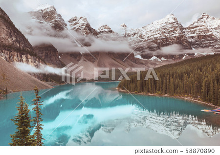 Moraine lake Moraine lake 58870890