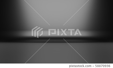 Dark abstract studio background. 3D rendering 58870936