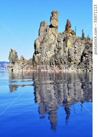Phantom Ship in Crater Lake National Park Phantom Ship in Crater Lake National Park 58871113