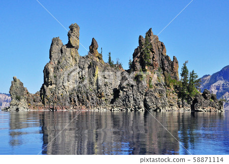 Phantom Ship in Crater Lake National Park Phantom Ship in Crater Lake National Park 58871114