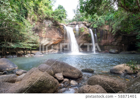 Haewsuwat waterfall in Khao Yai National Park, 58871401