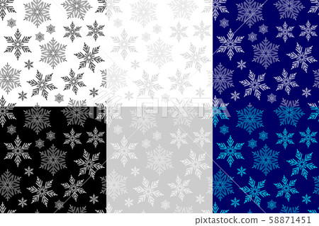 Snowflake seamless pattern Snowflake seamless pattern 58871451