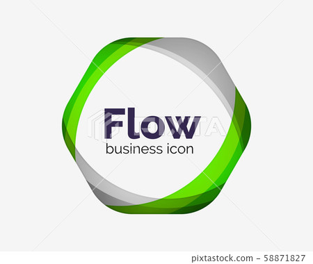 Abstract hexagon logo design template - Stock Illustration [58871827 ...