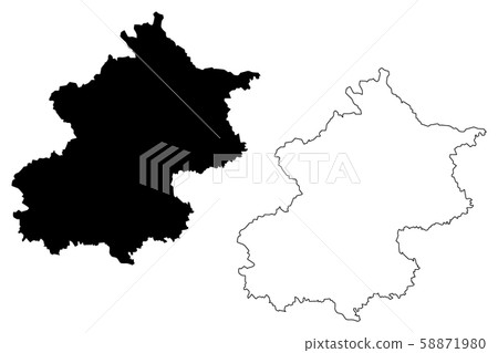 Beijing map vector.... Beijing map vector.... 58871980