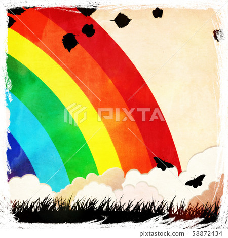 Grunge rainbow background Grunge rainbow background 58872434
