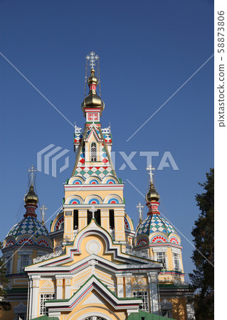 View at Ascension Cathedral, Almaty, Kazakhstan 58873806