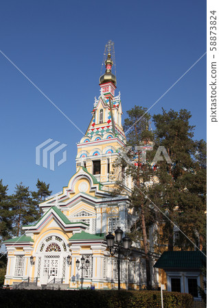 View at Ascension Cathedral, Almaty, Kazakhstan 58873824