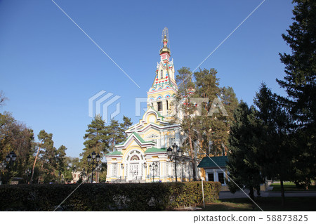 View at Ascension Cathedral, Almaty, Kazakhstan 58873825