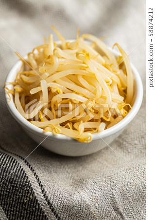 Preserved mung sprout. Preserved mung sprout. 58874212