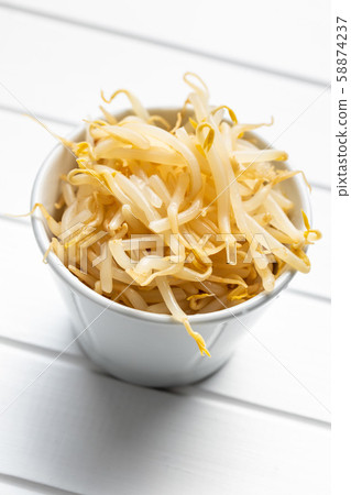 Preserved mung sprout. Preserved mung sprout. 58874237