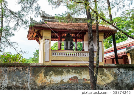 Hexagon Great Bell Tower Thienmu Temple Hue 58874245