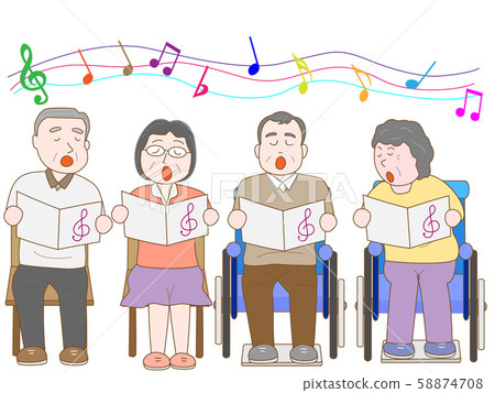 Concert for elderly people 58874708