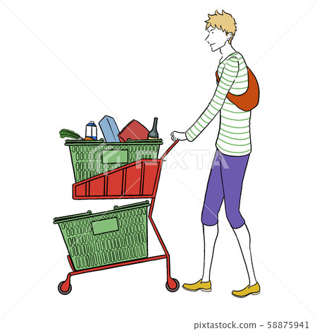 Shopping men Shopping men 58875941