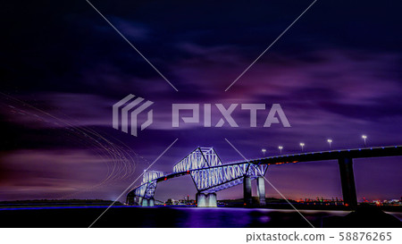 東京門橋夜景 東京門橋夜景 58876265