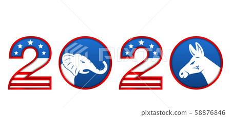 Presidential Election 0f USA 2020. Vote, Voting. American Advertise 58876846