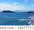 Enoshima and Mt. Fuji 58877735