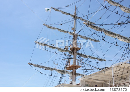 Large sail boat Large sail boat 58878270