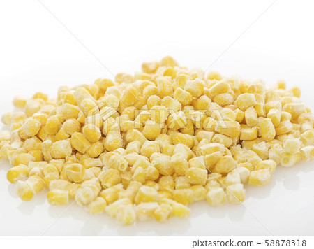 Frozen Sweet Corn ,Close Up Frozen Sweet Corn ,Close Up 58878318
