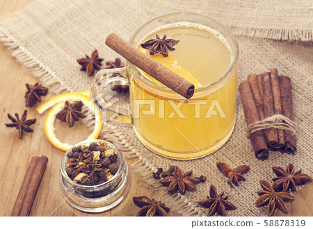 Hot Apple Cider With Spices Hot Apple Cider With Spices 58878319