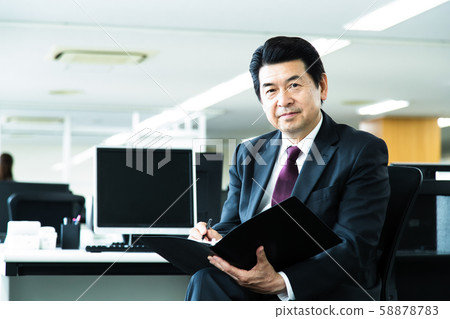Male Manager Business Businessman Middle Office Male Manager Business Businessman Middle Office 58878783