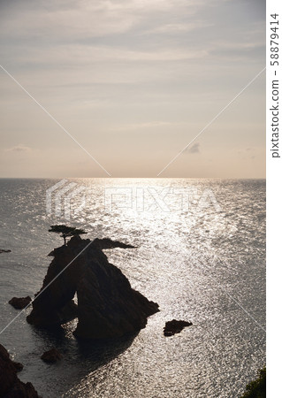 Evening scenery of Uratomi coast Evening scenery of Uratomi coast 58879414