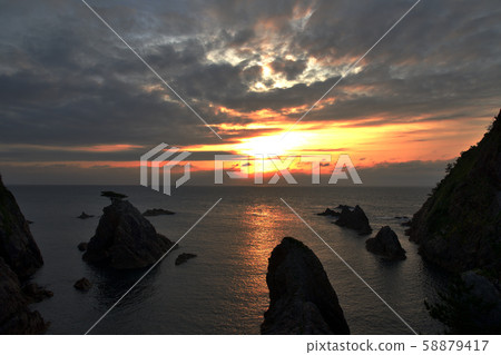 Uratomi海岸晚上風景 Uratomi海岸晚上風景 58879417