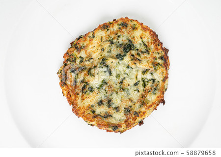 potato pancake on the white plate potato pancake on the white plate 58879658