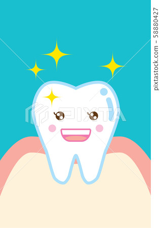 Illustration of healthy tooth character illustration of healthy tooth 58880427