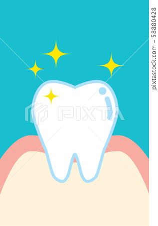 健康牙齒的插圖健康牙齒的插圖 58880428