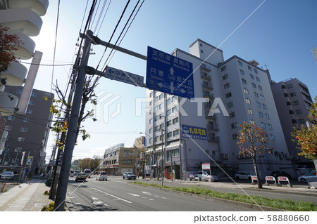 札幌平石rag的城市風光(平石2-13丁目,石井Moiwa-dori十字路口附近) 札幌平石rag的城市風光(平石2-13丁目,石井Moiwa-dori十字路口附近) 58880660