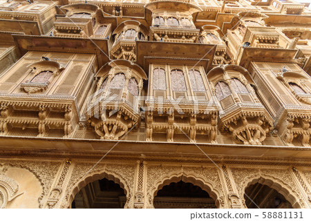 Patwon ki Haveli palace in Jaisalmer. india 58881131