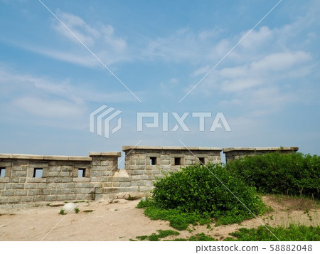 Korean Traditional Architecture Wall, Castle 58882048