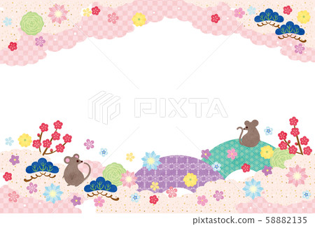 Child Year-New Year Card Template-A3 Tech 58882135