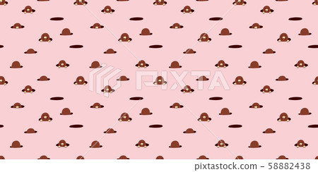 Mole pattern-seamless Mole pattern-seamless 58882438