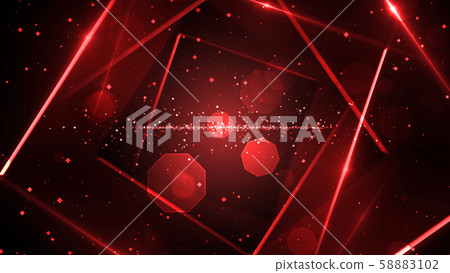 Red virtual abstract background space tunnel with neon line lights Red virtual abstract background space tunnel with neon line lights 58883102