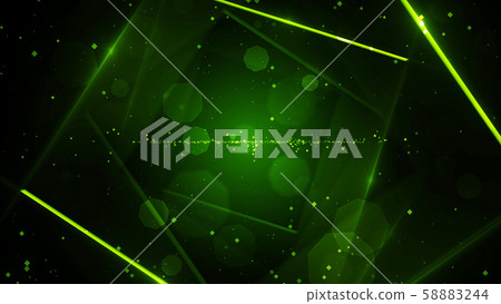 Green virtual abstract background space tunnel with neon line lights Green virtual abstract background space tunnel with neon line lights 58883244