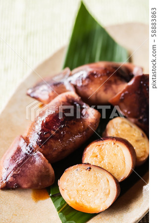 Handmade squid rice Handmade squid rice 58883863
