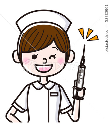 Nurse with syringe 58883961
