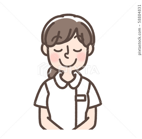 White nurse female simple nurse bow White nurse female simple nurse bow 58884831