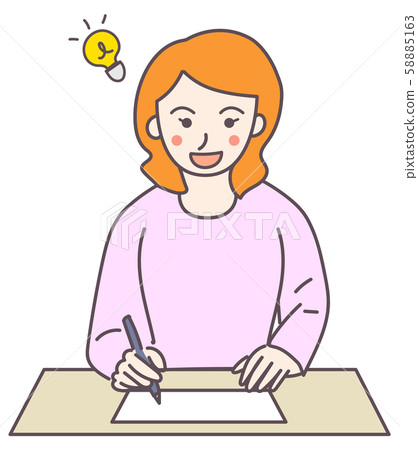 Female inspirational study Female inspirational study 58885163
