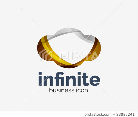 Infinite logo, abstract business icon Infinite logo, abstract business icon 58885241