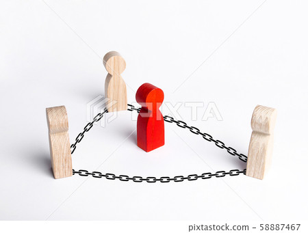 People surrounded the red man with chains. Catch the criminal, neutralize the offender. keep in custody control. Cooperation, collaboration. fight corruption, public control. Prison People surrounded the red man with chains. Catch the criminal, neutralize the offender. keep in custody control. Cooperation, collaboration. fight corruption, public control. Prison 58887467