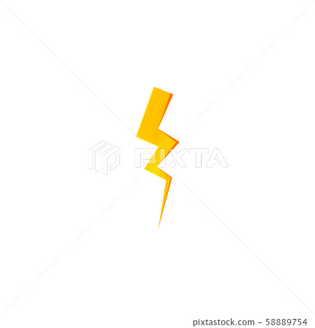 Flash and thunder bolt icon. High voltage and Flash and thunder bolt icon. High voltage and 58889754