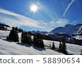Switzerland snow mountain 58890654