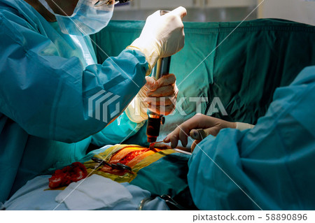 Preparation the surgical operation with a cut in Preparation the surgical operation with a cut in 58890896