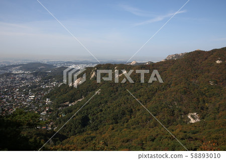 國家公園,北漢山,步道 國家公園,北漢山,步道 58893010