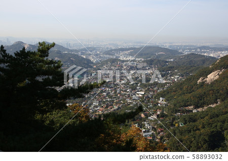 國家公園,北漢山,步道 國家公園,北漢山,步道 58893032