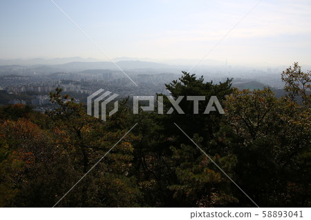 國家公園,北漢山,步道 國家公園,北漢山,步道 58893041